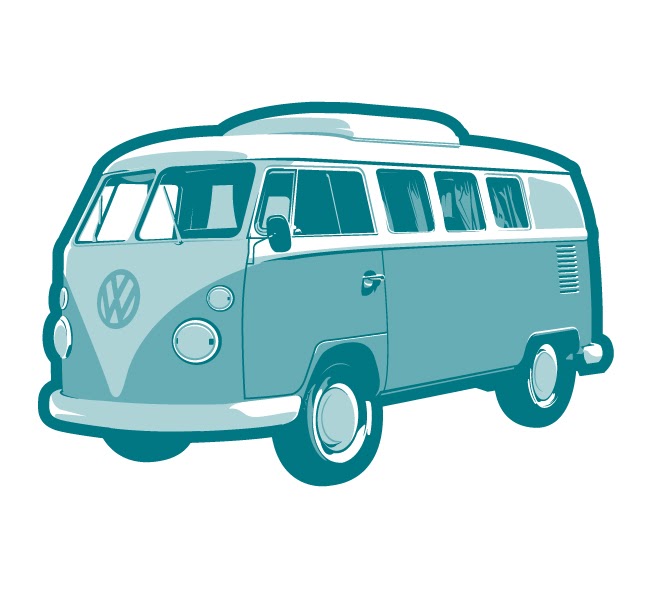 Jeff Spokes: Illustration : VW Van