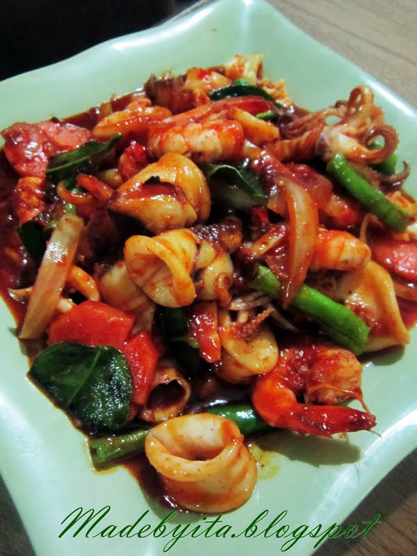Made by Ita: Resepi Paprik Seafood & Menu Ala Thai