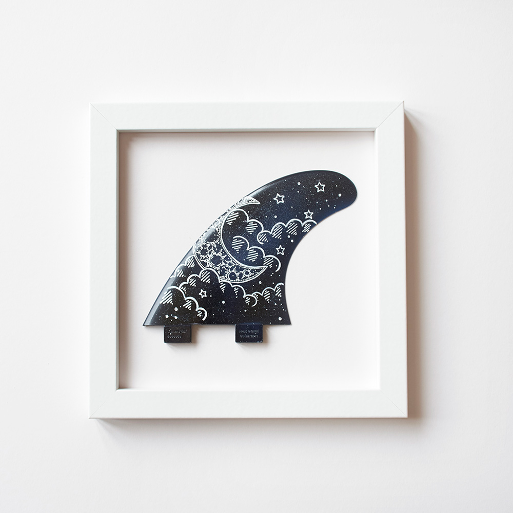 DIY Surfboard Fin Art Collaboration with Surfgirl Magazine