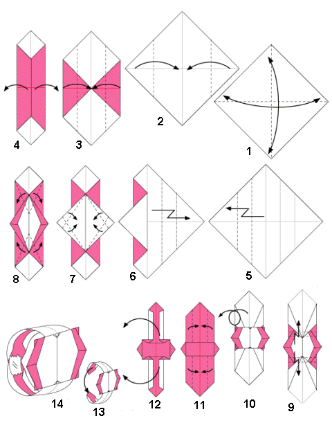 cincin b origami