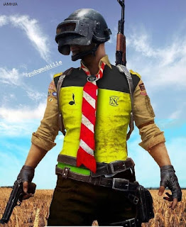 an angry young man with pistole wallpaper of PUBG game image download for your android screen