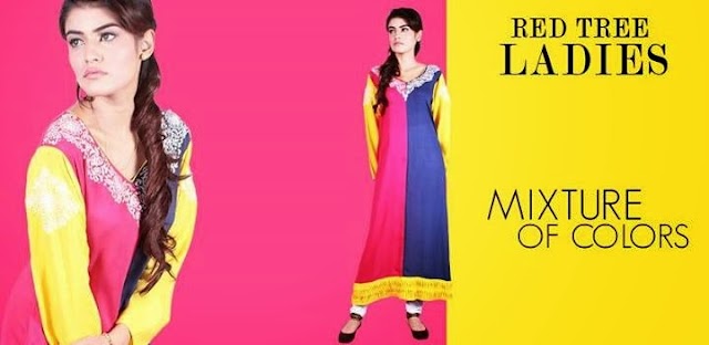 New Summer Wear Kurtis For Young Girls By Red Tree From 2014