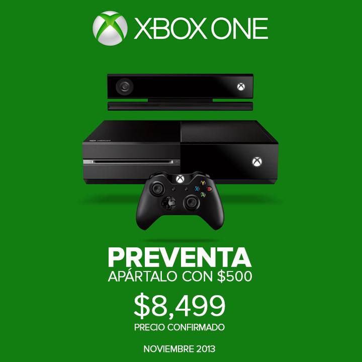 Precio de XBOX ONE en México revelado