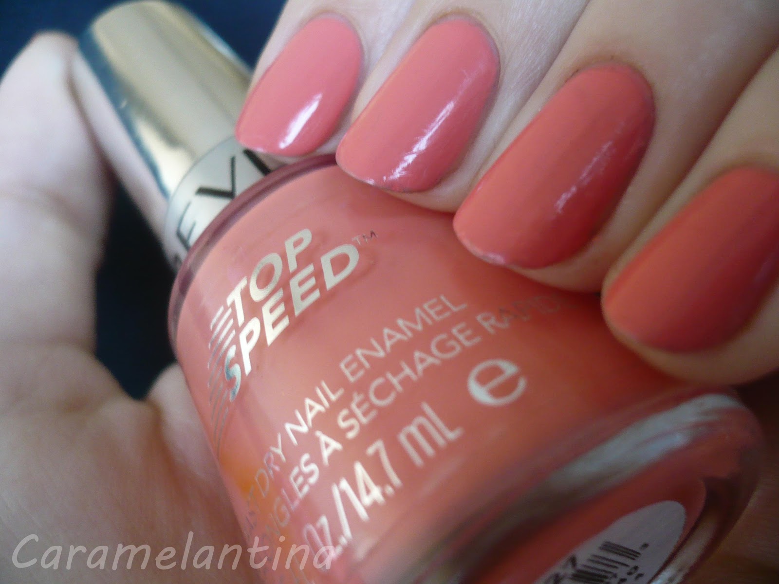Revlon Top Speed 405 Peachy, opiniones swatch review