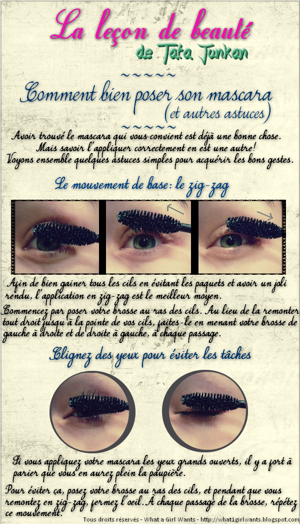 comment poser mascara