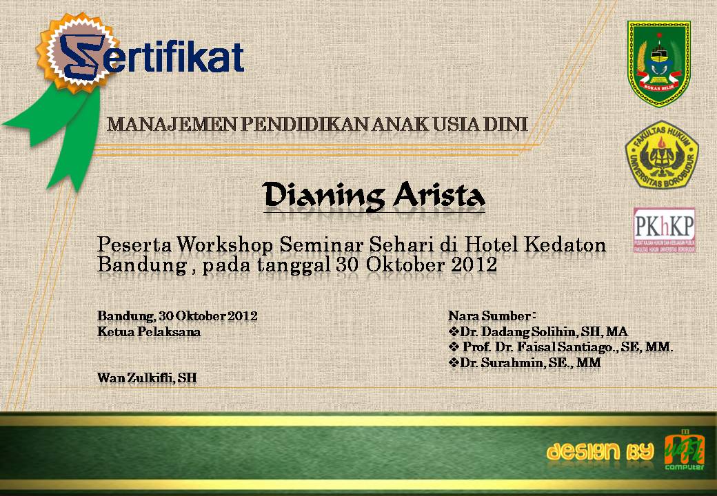 Desain Sertifikat: contoh desain model sertifikat