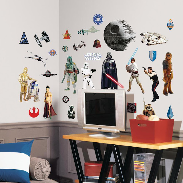 star wars stickers for walls star wars stickers for walls