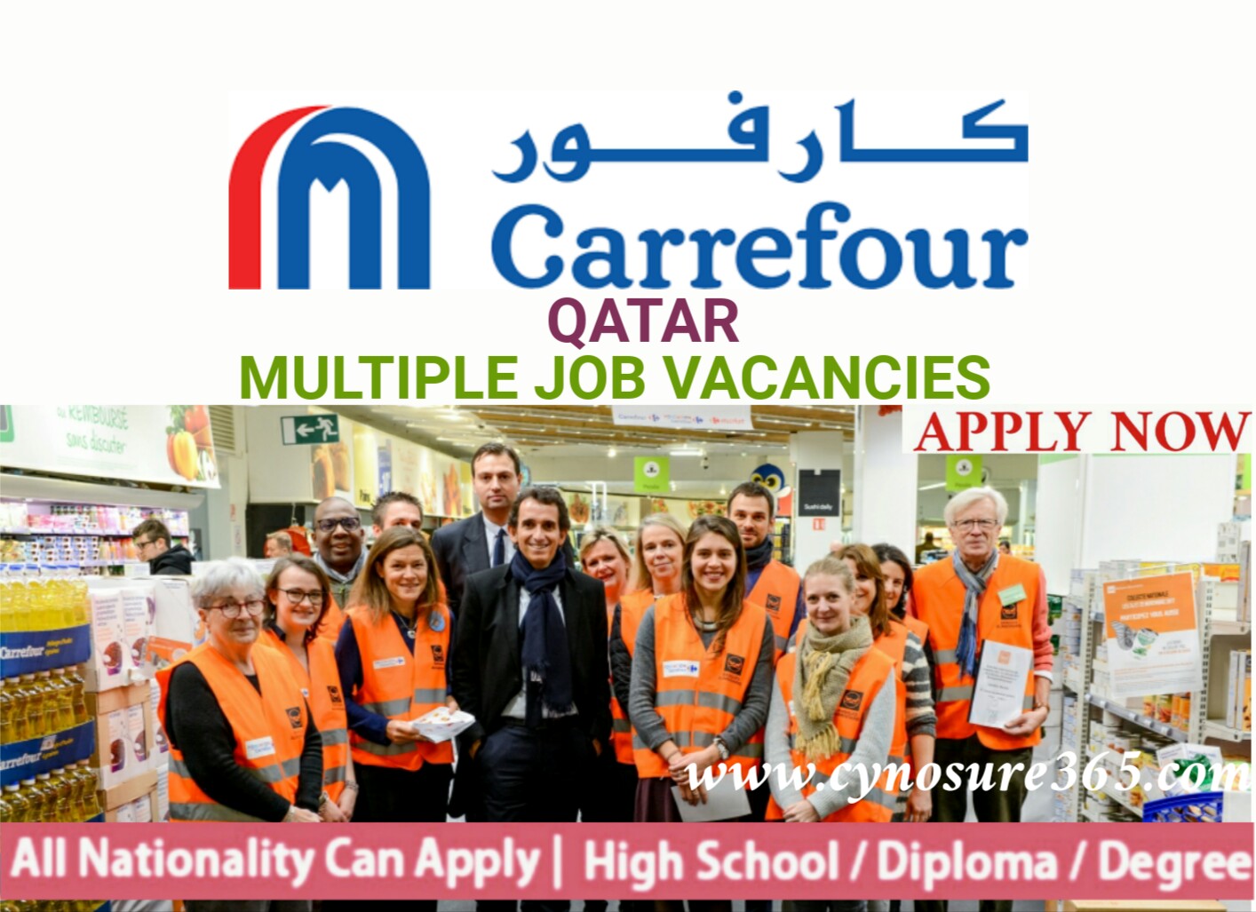 CARREFOUR QATAR JOB VACANCIES CYNOSURE365