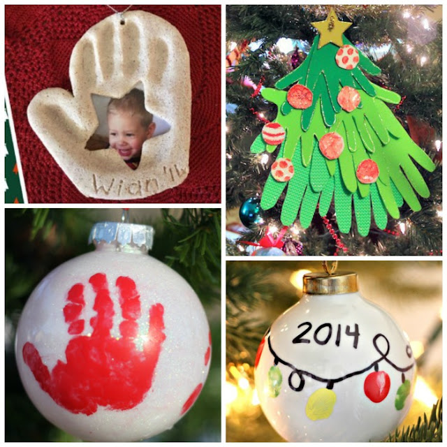 40 KID-MADE KEEPSAKE ORNAMENTS- I LOVE these!