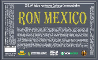 Ron Mexico Beer Label Ron Mexico Beer Label