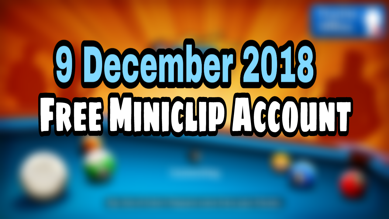 Free email password of 8ballpool miniclip account#151 Daily ... - 