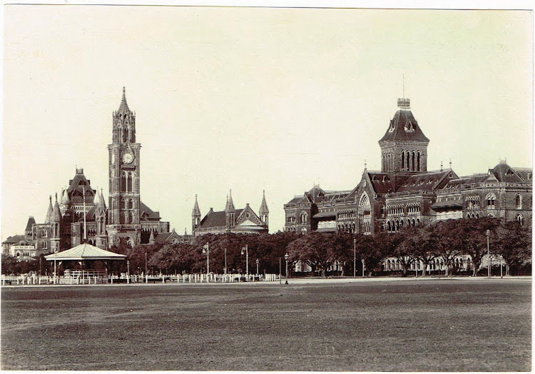 University-and-Government-Buildings---Bombay-(Mumbai)-c1900