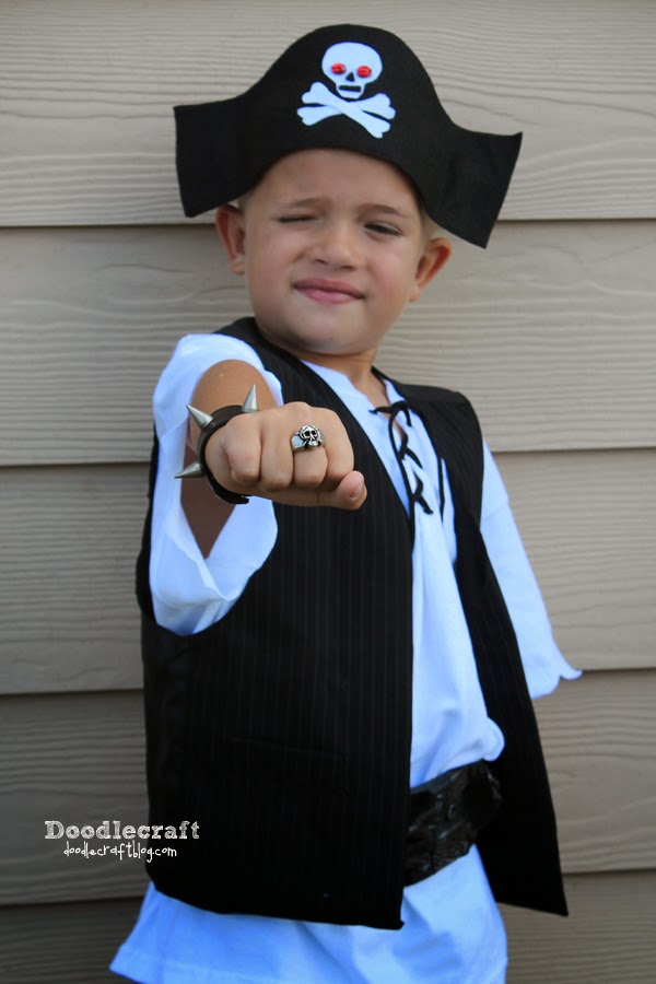 Homemade Pirate Costume For Kids