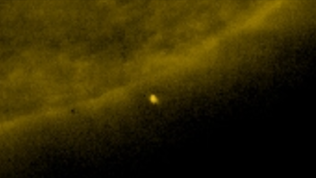 UFO Sighting Alien near Sun