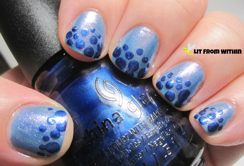 China Glaze Scandalous Shenanigans is not only adorably named, but is also a pretty metallic cobalt blue.
