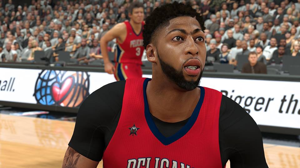 NBA 2K17 Anthony Davis Cyberface by Basagre28 DNA Of