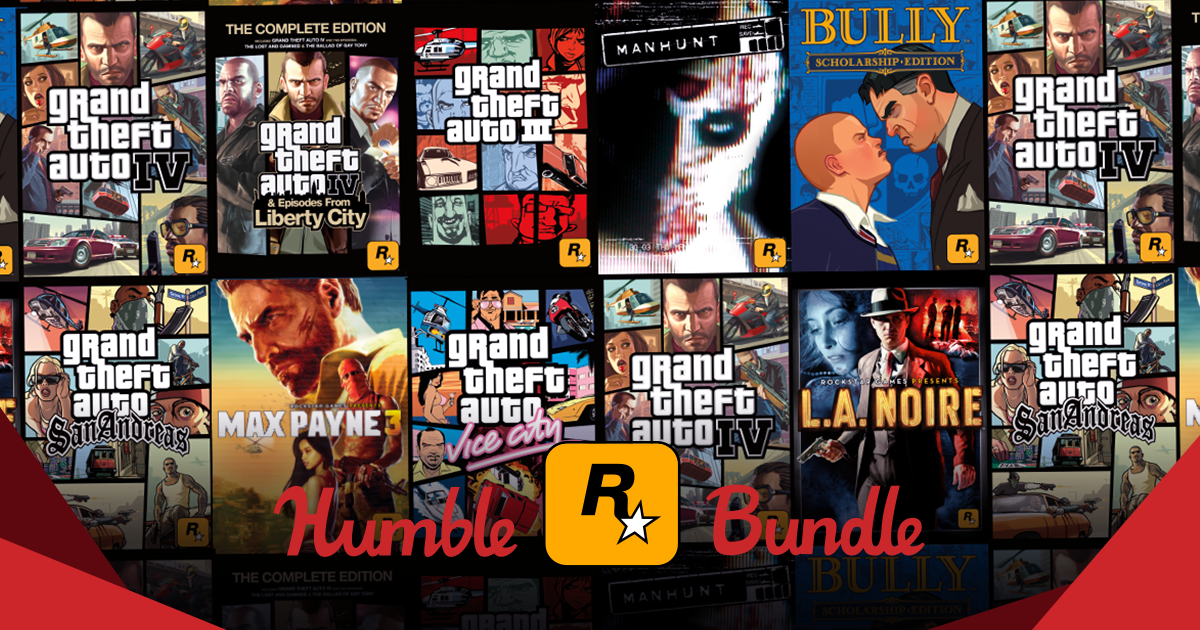 Humble Bundle traz pacote com jogos da Rockstar por 1 dólar