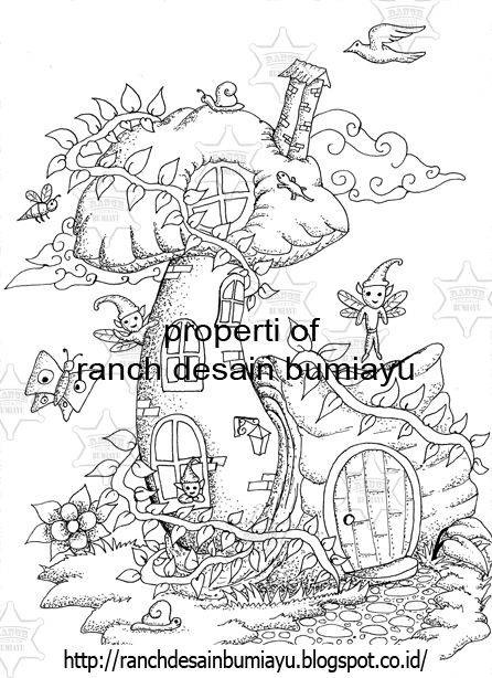 DESAIN GAMBAR BUKU MEWARNAI UNTUK ORANG DEWASA COLORING BOOK FOR ADULT