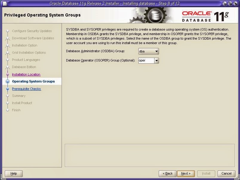 guide d'installation de l'oracle 11gr2 commande solaris 10