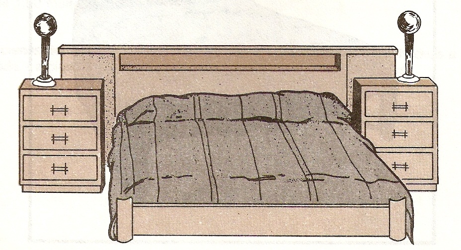 MUEBLES DOMOTICOS: COMO SE HACE UNA CAMA EN MADERA (partes, medidas, y