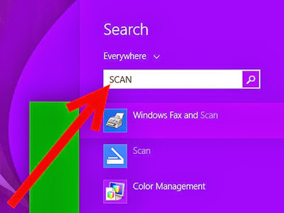 scan images in windows 8