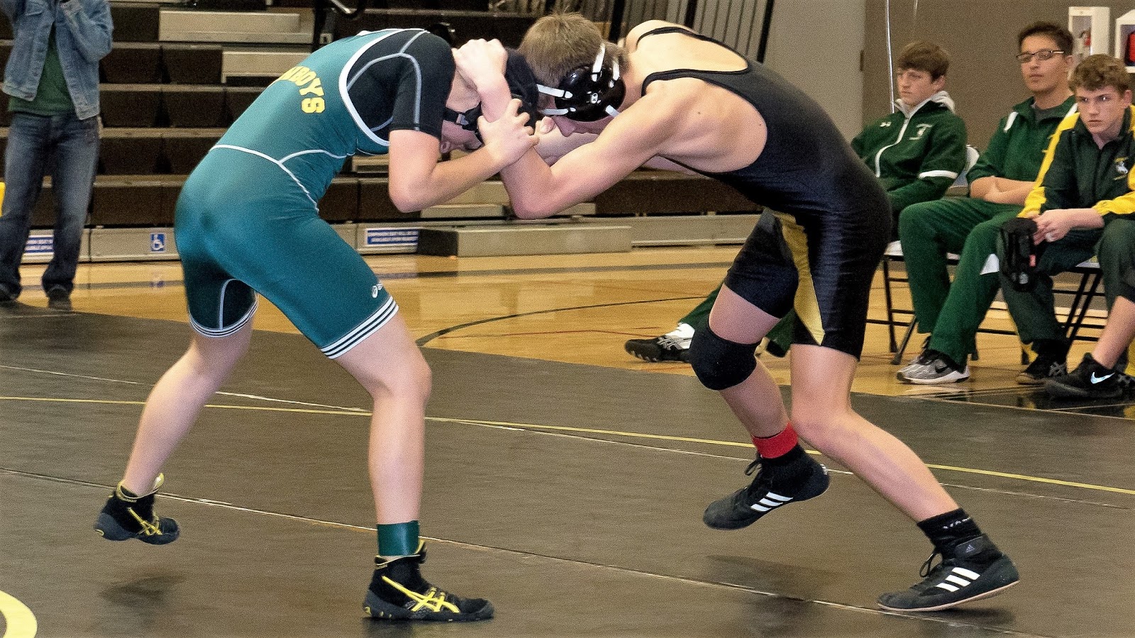 Men Wrestling Women female wrestler pins male in epic battle on the mat