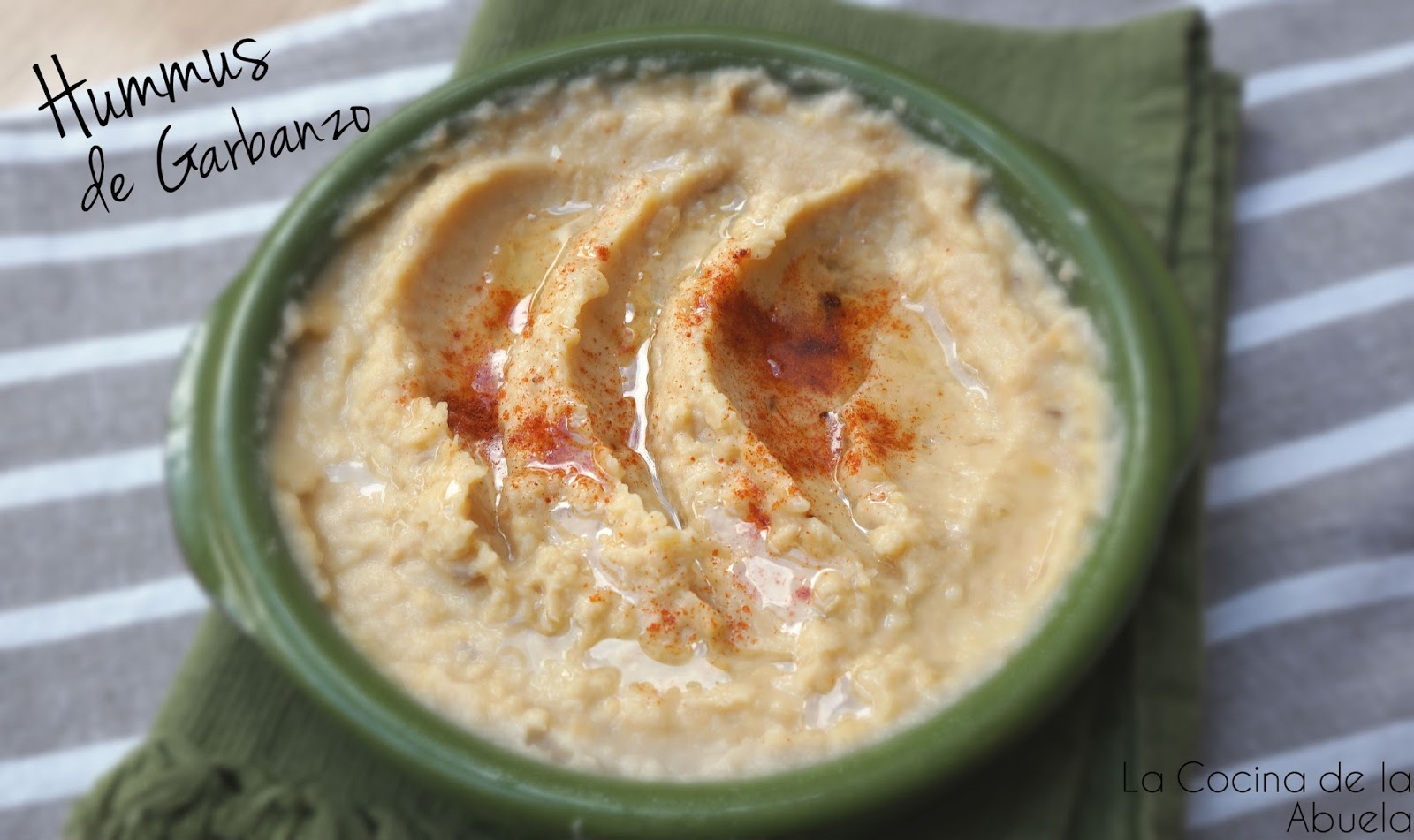 Hummus de Garbanzo Receta Vegana.