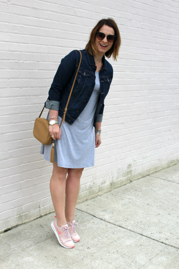 style on a budget, spring wardrobe, spring style, look for less, denim jacket