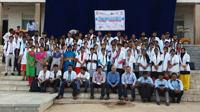 Sankara Eye Hospital in association with Rotary club organizes Mega Free Eye Screening Camp Sankara Eye Hospital in association with Rotary club organizes Mega Free Eye Screening Camp