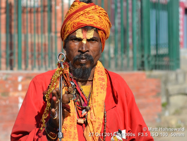 people, closeup, street portrait, Nepal, Kathmandu, sadhu, Hinduism, holy man, religious ascetic, yogī, mokṣa, raised right hand, blessing