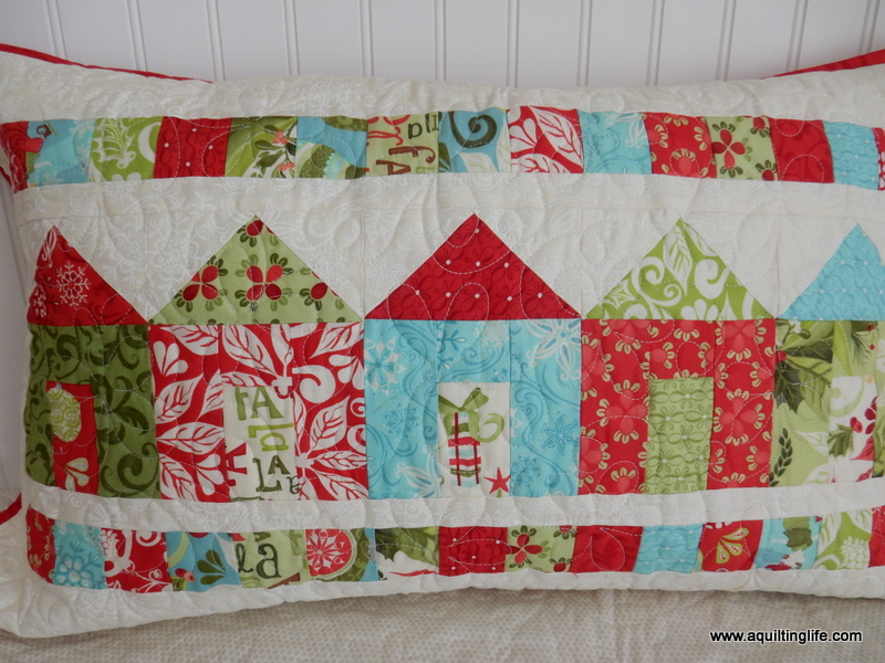 Quilted Christmas Pillows A Quilting Life a quilt blog