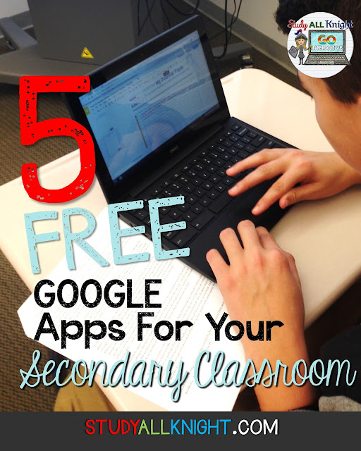 Are you looking for free Google app extensions to make life in your secondary classroom easier? Then check these out! You'll never live without them again! Perfect for your English, Math, and other high school classes. Even middle school and upper elementary teachers will love these free Google App Extensions.