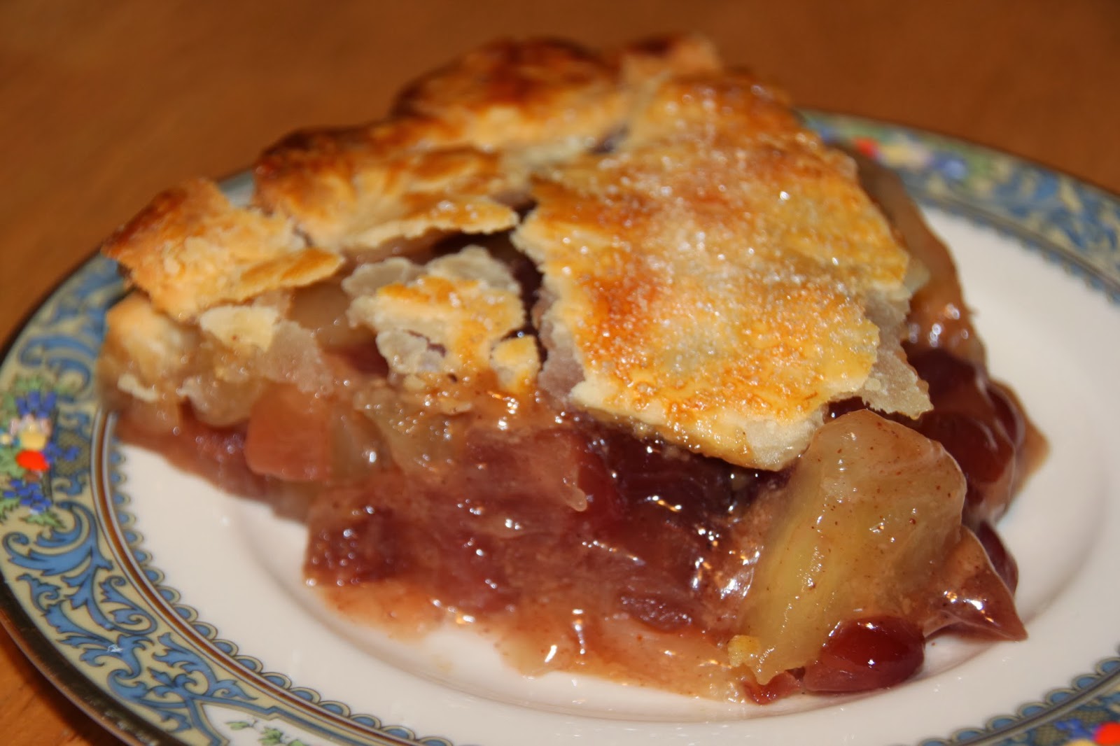 Susan's Disney Family Lucky Leaf Caramel Apple Cranberry Pie a great