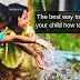 The best way to teach your child, how to save