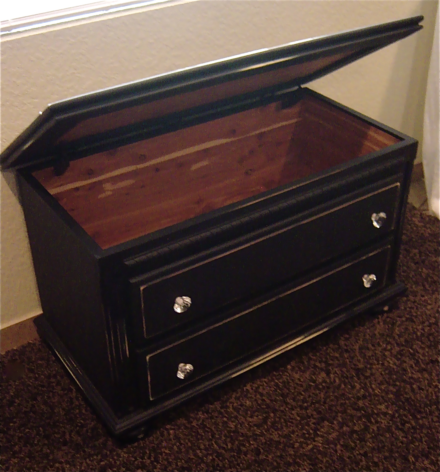 distressed toy box