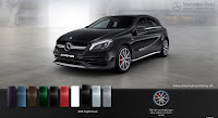 Màu ngoại thất Mercedes A 45 4MATIC 2017 Mercedes AMG A 45 4MATIC màu Đen Night 696