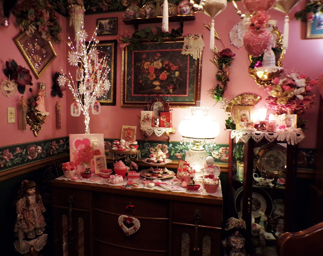 Pink Valentine's in the Dining Room, 2021