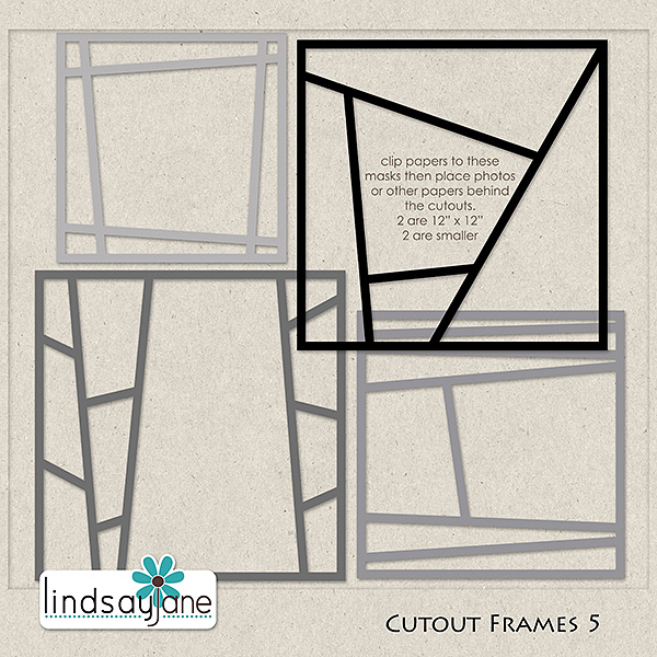 Lindsay Jane Designs Cutout Frames 5 and 6
