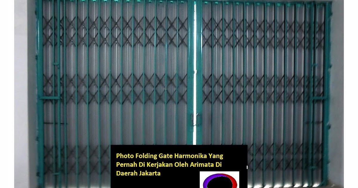 Harga Folding Gate Murah Harmonika Besi Galvallum