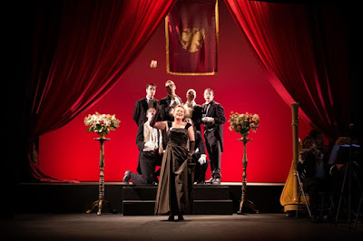 Ilona Domnich as Hanna Glawari - The Merry Widow - Ryedale Festival Opera