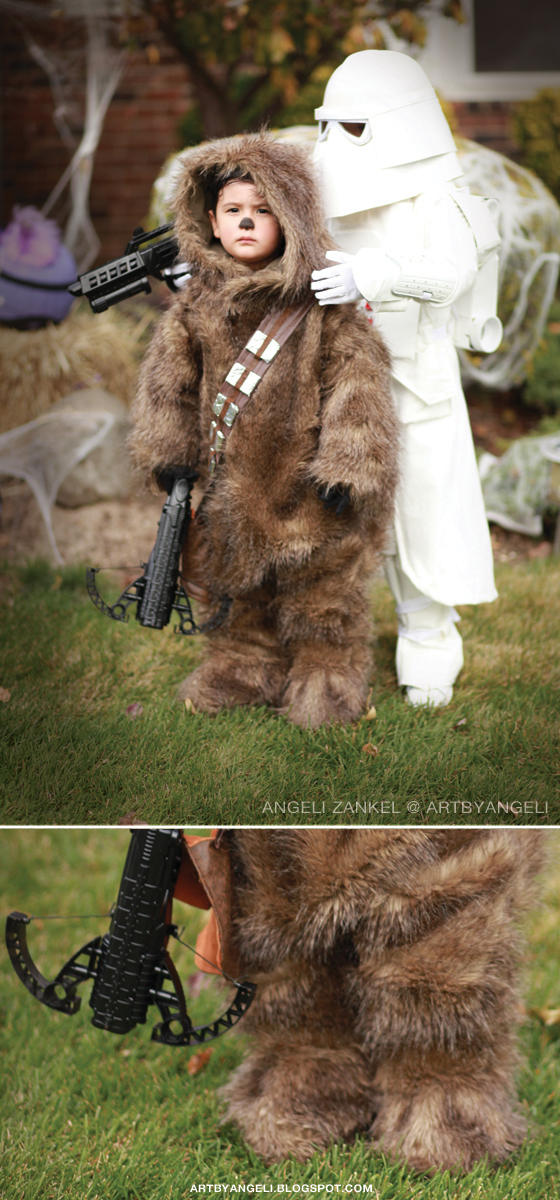 artbyangeli DIY Mini Chewbacca costume