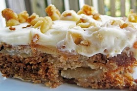 Chunky Apple Cake with Cream Cheese Frosting