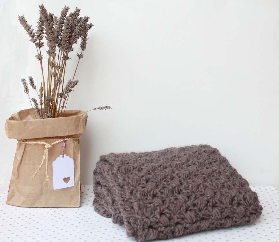 diy crochet wool scarf bufanda lana ganchillo