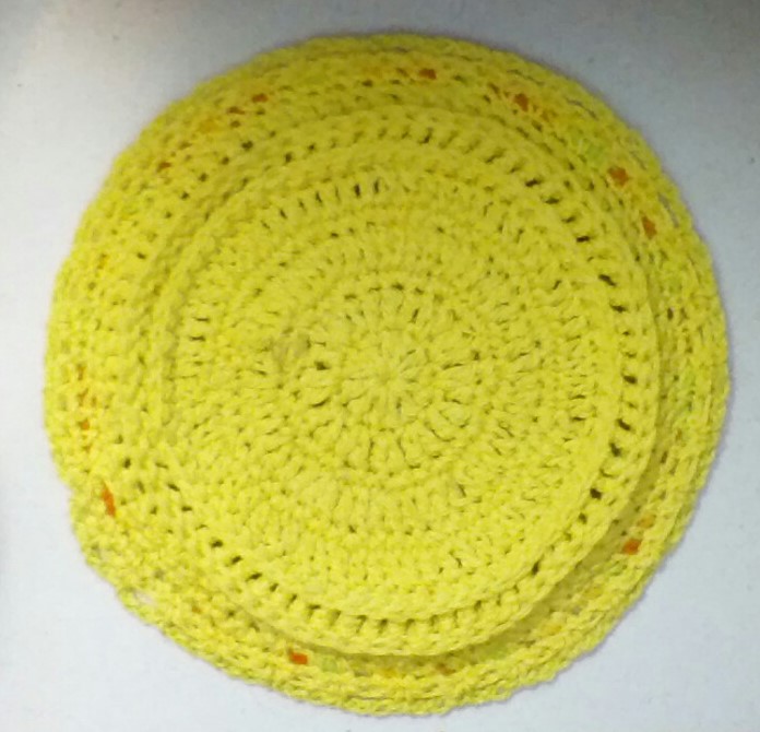 Kat's Crochet Creations Double Thick Doily Crochet Potholder