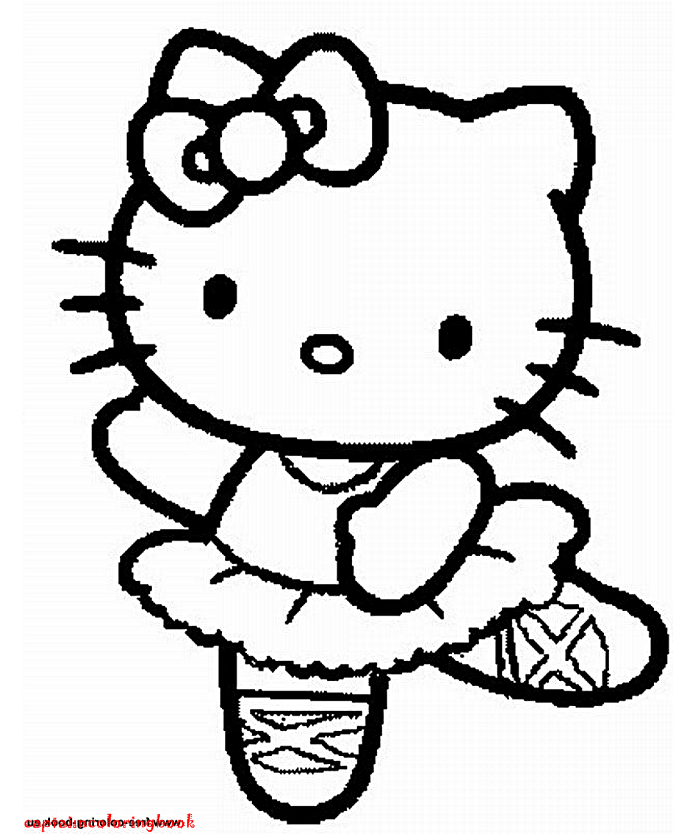 Download 207+ Hello Kitty With The Letter E Is For Easel Coloring Pages