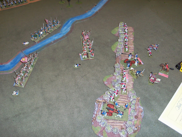 Bemis Heights AWI Black Powder game at Little Wars