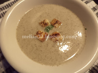 Supa crema de ciuperci / Cream of Mushroom Soup Recipe