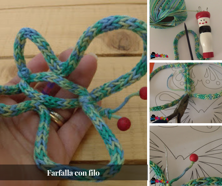 Come realizzare una farfalla con il tricotin - Kreattivablog