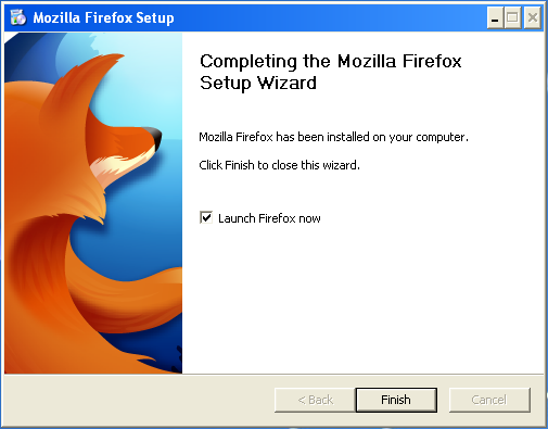 Mozilla Firefox has been installed on your computer