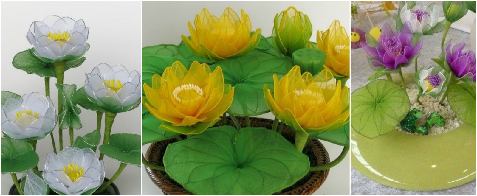 Aprende cómo hacer flores y mariposas con medias nylon